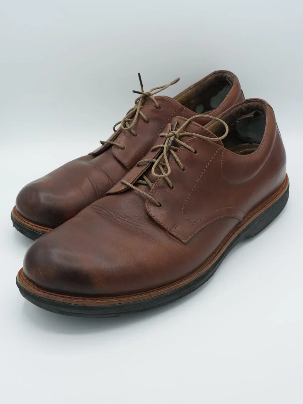 Dansko Brown Leather Lace-Up Oxford Casual Shoes Men's Size 46 (US 12.5-13)